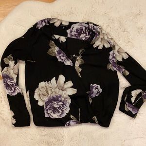 Dynamite floral womans blouse Size XS